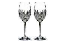 Waterford Lismore Diamond Essence Pair of Wine Glasses thumb 1