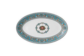 Wedgwood Florentine Turquoise Oval Dish 26cm