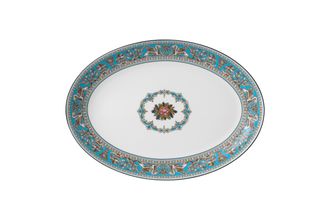 Sell Wedgwood Florentine Turquoise Oval Dish 30cm