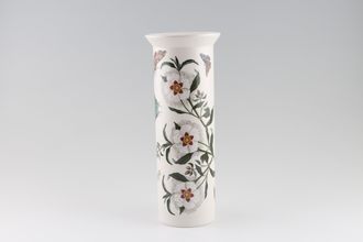 Sell Portmeirion Botanic Garden - Older Backstamps Vase Cistus Landaniferus - Spanish Gum Cistus- Cylinder Shape 11 1/4"