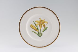 Royal Worcester Lily Breakfast / Lunch Plate Hand Painted 9 1/4"