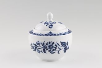 Royal Worcester Hanbury - Blue Sugar Bowl - Lidded (Tea)
