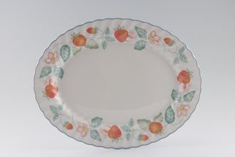 Sell Johnson Brothers Strawberry Garden Oval Platter 11 7/8"