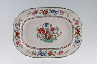 Spode Chinese Rose - Old Backstamp Oblong Platter 13 1/2"