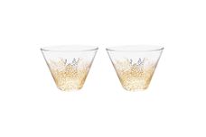 Sara Miller London for Portmeirion Chelsea Collection Set of 2 Glass Small Bowls 11.4cm thumb 3