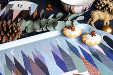 Sara Miller London for Portmeirion Frosted Pines Collection Tray 48cm x 29.5cm thumb 2