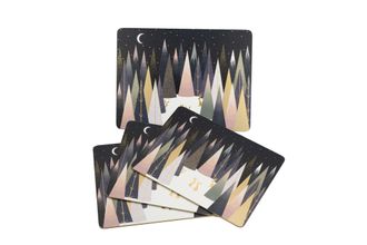 Sara Miller London for Portmeirion Frosted Pines Collection Placemats - Set of 4 30.5cm x 23cm