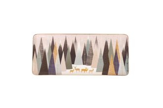 Sara Miller London for Portmeirion Frosted Pines Collection Sandwich Tray 36cm