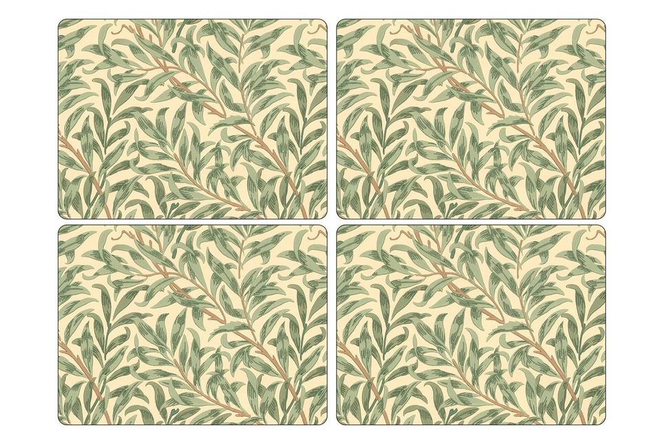 Spode The Original Morris & Co. Placemats - Set of 4 Willow Bough Green 40.1cm x 29.8cm