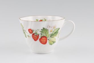 Sell Queens Virginia Strawberry - Gold Edge - Swirl Embossed Teacup Ringtons Backstamp 3 1/2" x 2 5/8"