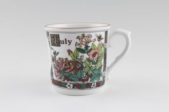 Sell Royal Worcester Months of the Year Mug July 3 1/4" x 3 1/4"