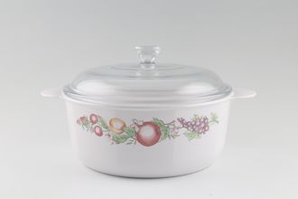 Boots Orchard Casserole Dish + Lid Pyrex with glass lid 3 1/2pt
