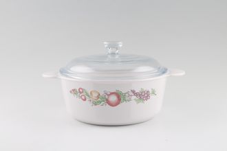 Boots Orchard Casserole Dish + Lid Pyrex with glass lid 2pt