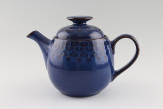 Denby Midnight Teapot Patterned lid  2pt