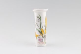 Portmeirion Botanic Garden - Older Backstamps Vase Galanthus snow Drop 5 1/4"