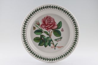 Portmeirion Botanic Garden Dinner Plate Rosa Maiestas Regina - Royal Highness 10 1/2"