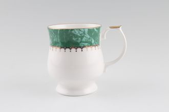Sell Queens Symphony Mug Green, Craftsman, No Gold on Foot 3" x 3 5/8"