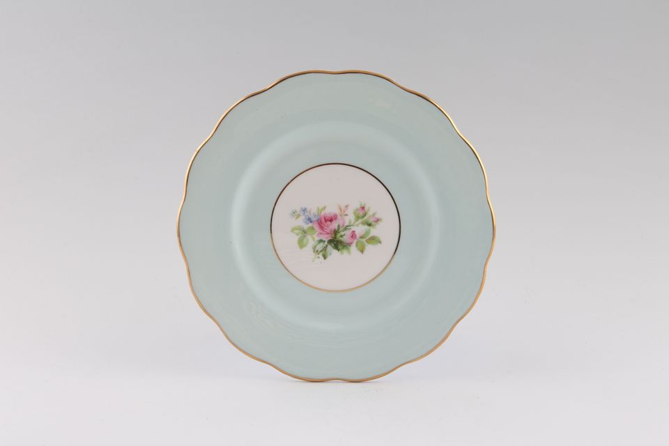 Royal Albert Harlequin Tea / Side Plate Duck egg green 6 3/8"