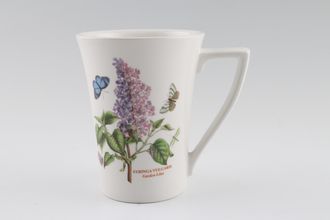 Portmeirion Botanic Garden - Older Backstamps Mug Mandarin Shape - Syringa Vulgaris- Garden lilac 3 1/2" x 4 1/2"