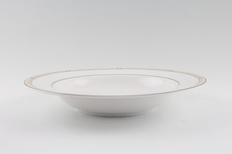 Royal Worcester Mondrian - Cream and White Rimmed Bowl 9 1/4"