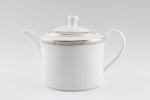 Royal Worcester Mondrian - Cream and White Teapot