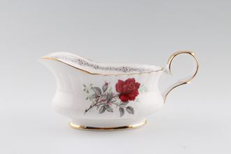 Royal Stafford Roses To Remember - Red Sauce Boat Fluted