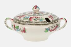 Johnson Brothers Indian Tree Sauce Tureen + Lid Cut out in lid  thumb 1