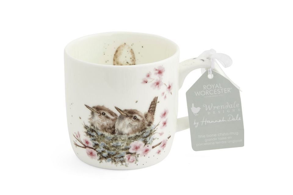 Royal Worcester Wrendale Designs Mug Feather Your Nest (Wren) 310ml