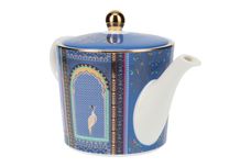 Sara Miller London for Portmeirion India Teapot Lattice Window's Indigo 1.1l thumb 3