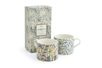 Spode The Original Morris & Co. Set of 2 Mugs Daffodil & Willow Bough 340ml