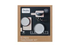 Denby Elements - Fossil Grey 12 Piece Set thumb 4