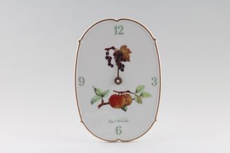 Sell Royal Worcester Evesham - Gold Edge Wall Clock Oval 9" x 6 1/4"