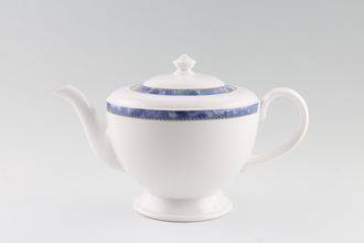 Royal Worcester Medici - Blue Teapot No gold on foot 2 1/2pt