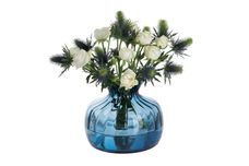 Dartington Crystal Cushion Vases Vase Medium Ink Blue thumb 1