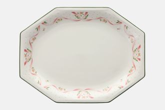 Johnson Brothers Floral Garland Tableware Oval Platter 11 3/4"
