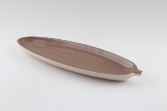 Sell Poole Mushroom and Sepia - C54 Serving Dish Cucumber 12 3/4" x 4"