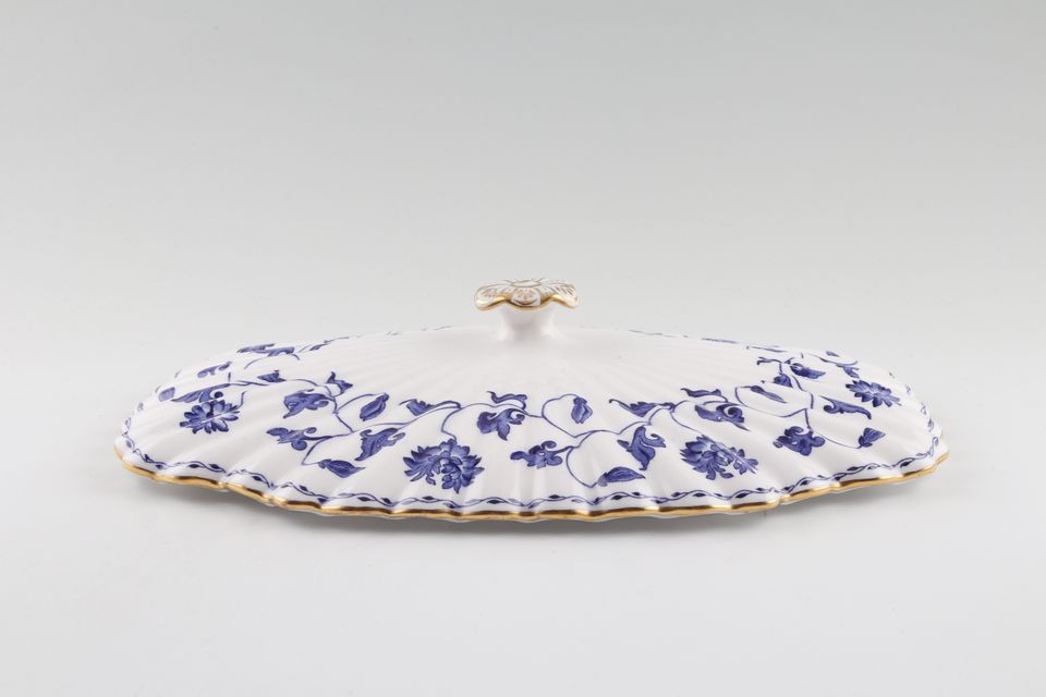 Spode Colonel - Blue - Y6235 Vegetable Tureen Lid Only Oval