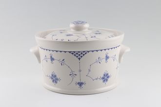 Sell Furnivals Denmark - Blue Hot Pot + Lid Straight sided - two handles  5pt