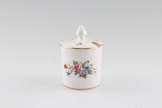 Minton Marlow - Fluted and Straight Edge Jam Pot + Lid 2 1/4" x 2 1/4"