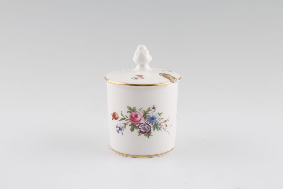 Minton Marlow - Fluted and Straight Edge Jam Pot + Lid 2 1/4" x 2 1/4"
