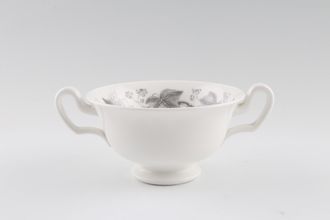 Wedgwood Napoleon Ivy - Grey - Bone China Soup Cup Handled