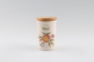 Cloverleaf Peaches and Cream Spice Jar Basil 2 1/4" x 3 1/2"