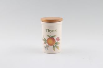 Cloverleaf Peaches and Cream Spice Jar Thyme 2 1/4" x 3 1/2"