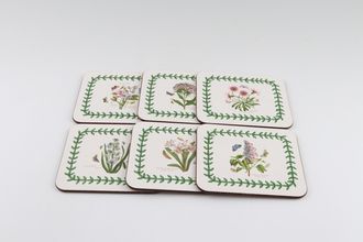 Portmeirion Botanic Garden Coasters - Set of 6 11cm x 9.5cm