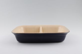 Sell Denby Cottage Blue Serving Dish Divided. Classics Collection - Cream interior 10 3/4" x 8 1/4"