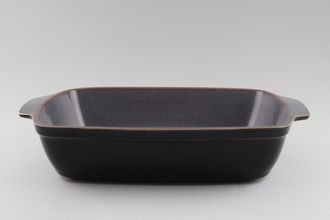Sell Denby Jet Oven Dish Black outer / Grey inner  14 1/4" x 9"