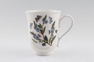 Portmeirion Botanic Garden Mug Bell Shape - Veronica Chamaedrys - Speedwell - named 3 1/2" x 4 1/4"