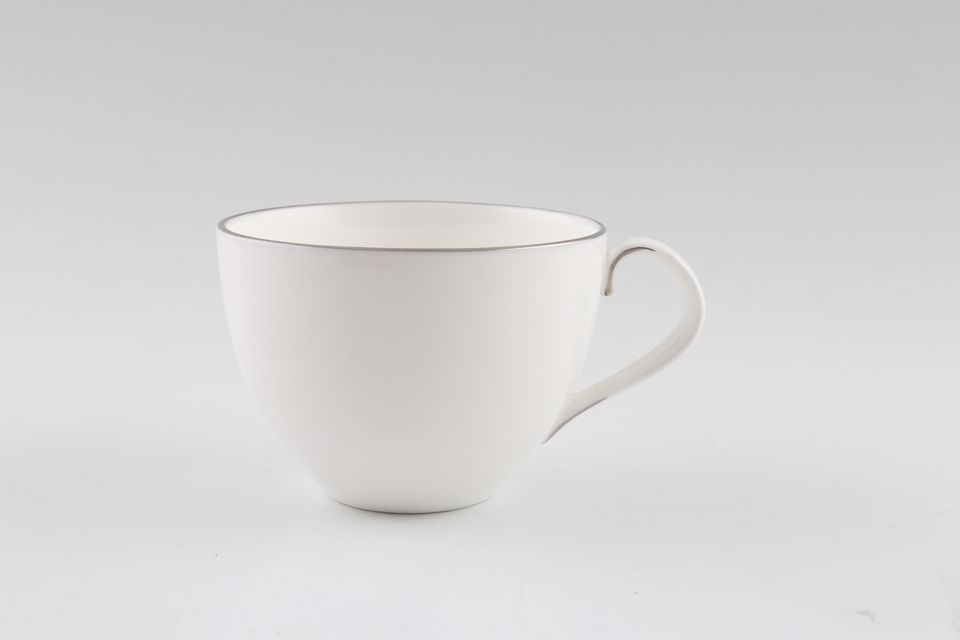 Royal Worcester Snow - Silver Edge Coffee Cup 3" x 2 1/4"