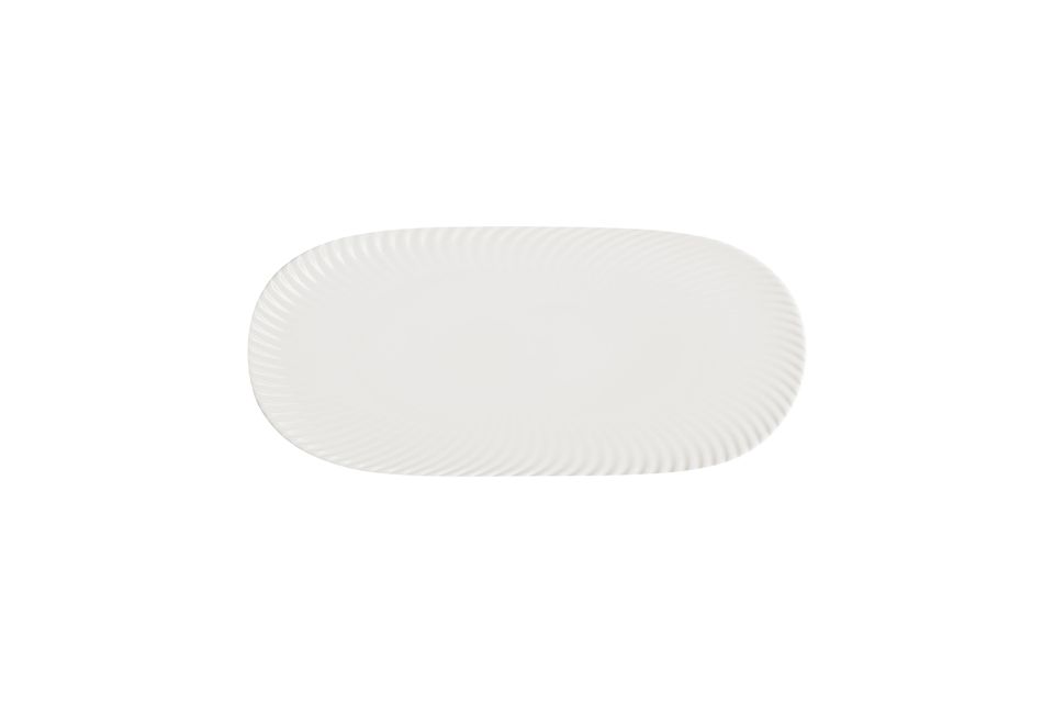 Denby Arc White Platter 44cm x 20cm
