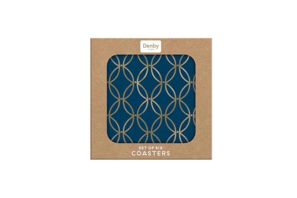 Denby Modern Deco Coasters - Set of 6 10.5cm